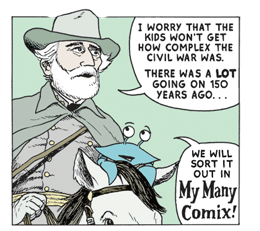 history comics for reluctant readers