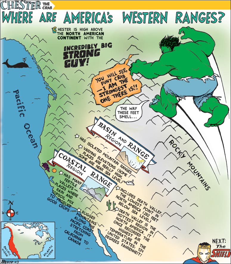 North American Geography comic