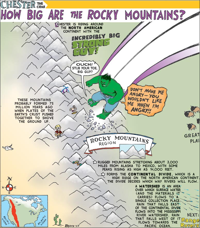 North American Geography comic