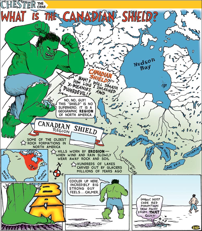 North American Geography comic