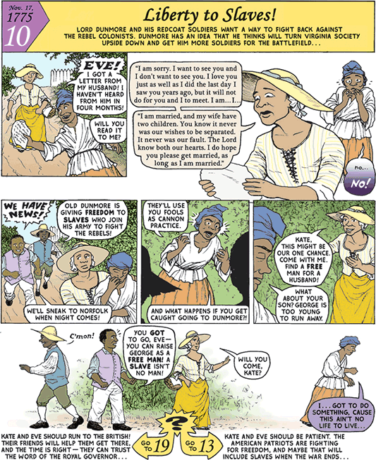 Revolutionary City sample history comic